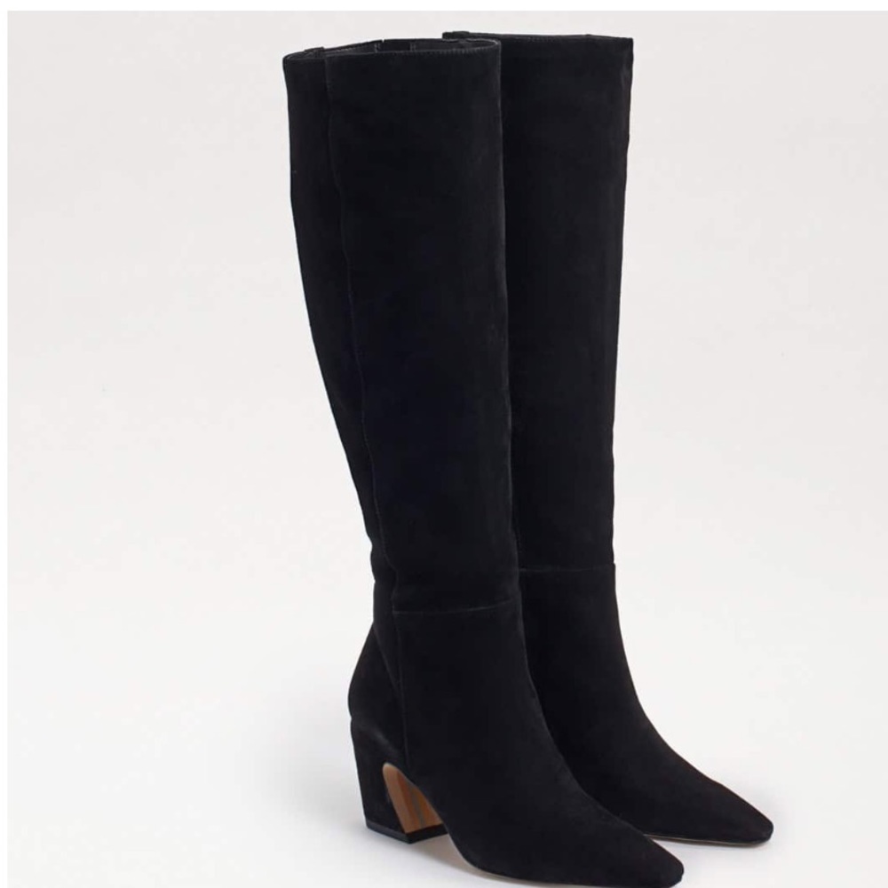 Sulema knee high suede boots